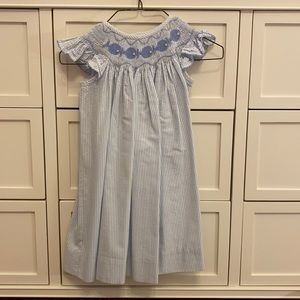 Fish smocked dress